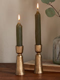 Nkuku Lokoja candlestick holder set of two, imported from the UK