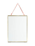 Nkuku antique brass photo frame 4x6 inch - British product