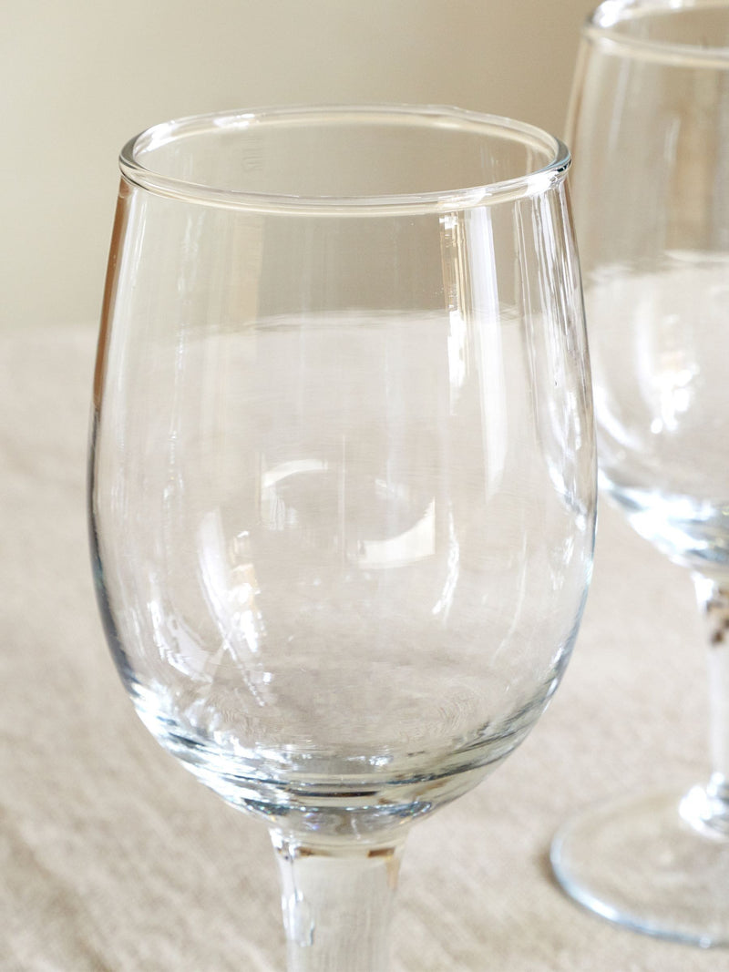 Nkuku clear Pani wine glasses set of 4 - UK version