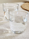 Nkuku clear glass tumbler set of 4, imported from the UK