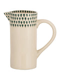 Nkuku cream juniper drop small ceramic jug (British brand)