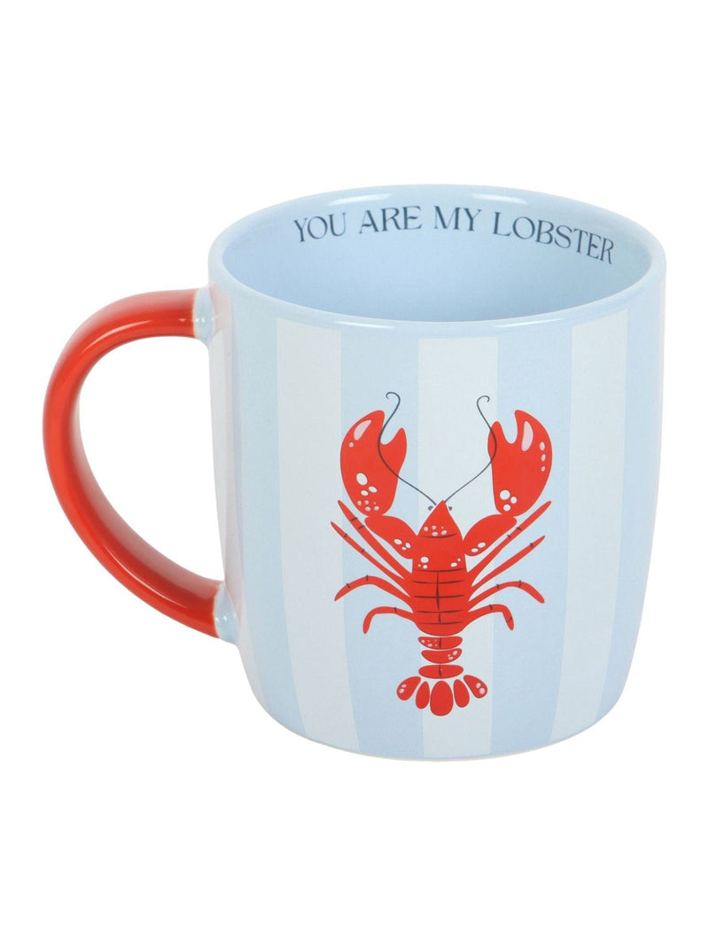 Something Different blue striped lobster mug 350ml, UK version