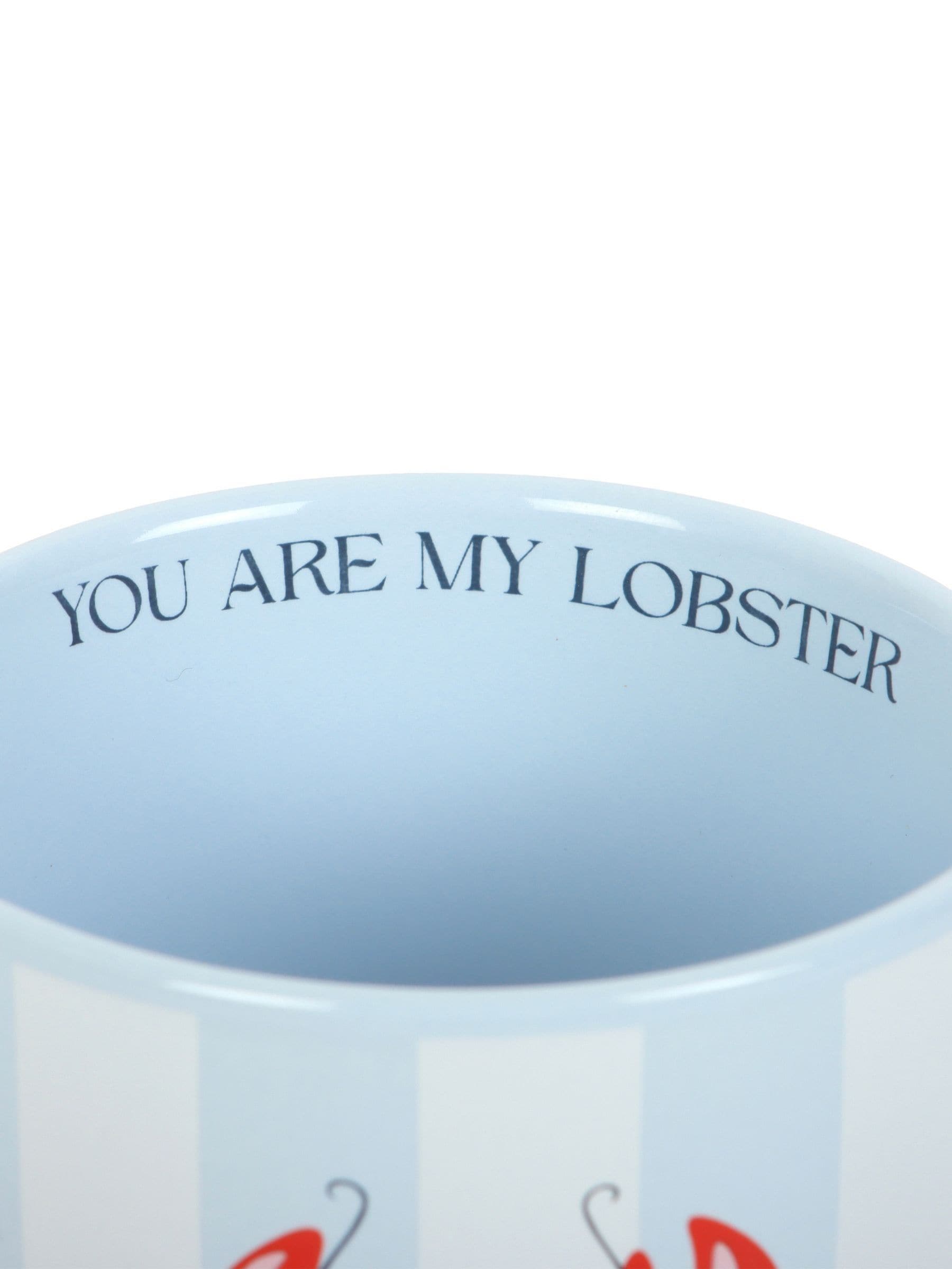 Something Different blue striped lobster mug 350ml, UK version