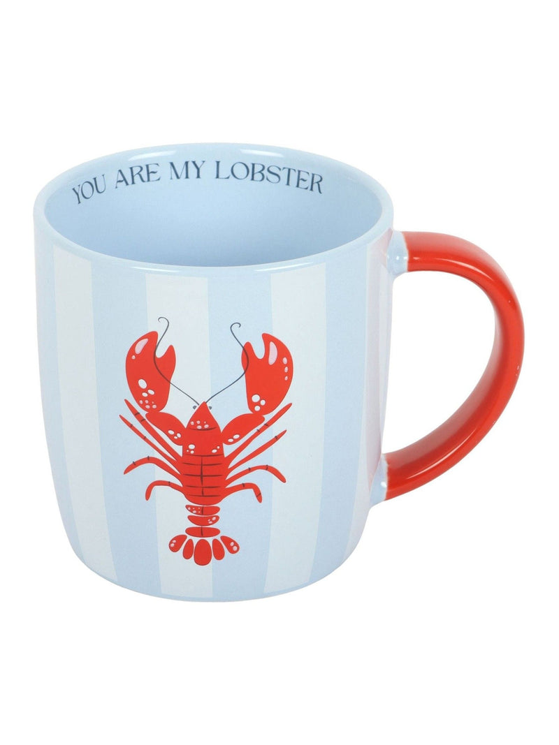 Something Different blue striped lobster mug 350ml, UK version