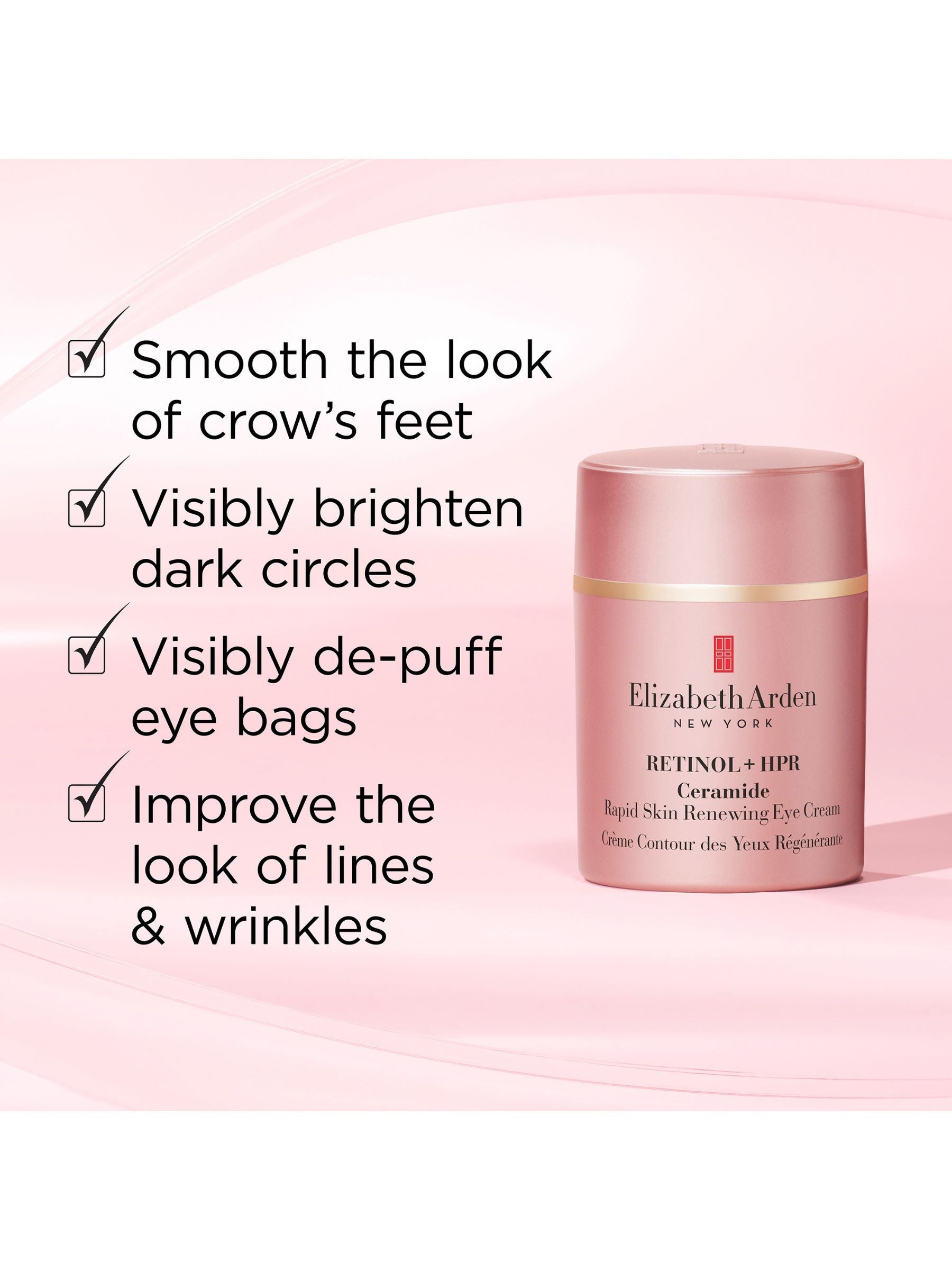 Elizabeth Arden Retinol + HPR Ceramide eye cream 15ml, UK version