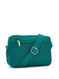 Kipling Green Abanu M crossbody bag - British product