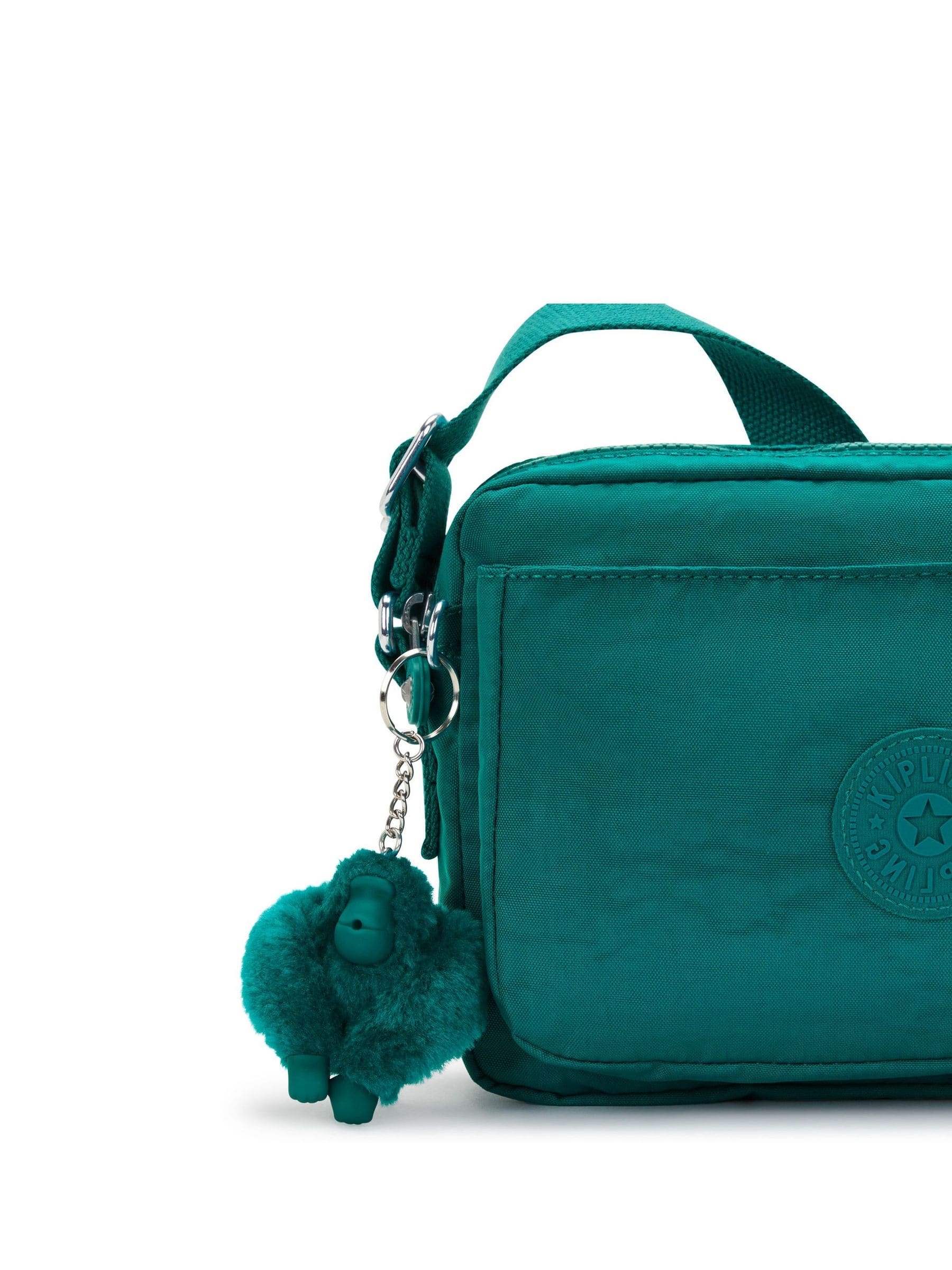 Kipling Green Abanu M crossbody bag - British product