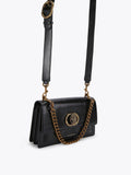 Kurt Geiger London black croc-embossed crossbody bag, UK version