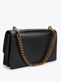 Kurt Geiger London black croc-embossed crossbody bag, UK version