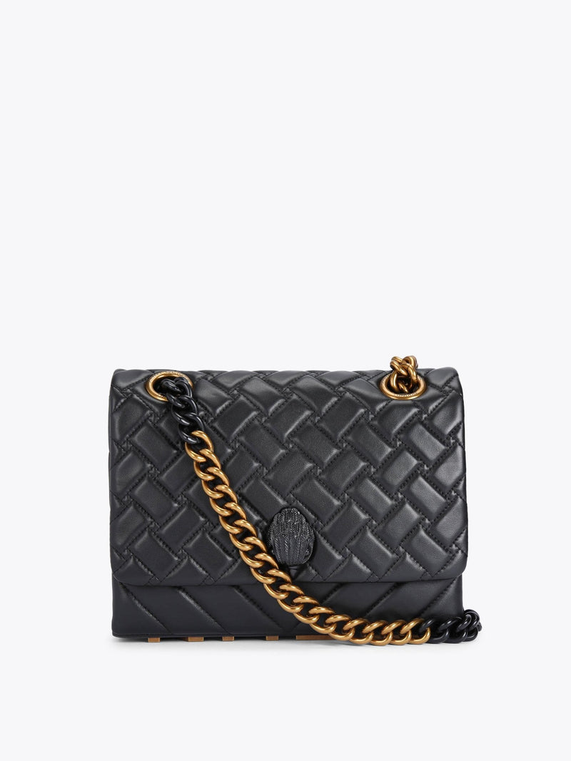 Kurt Geiger London black large Kensington handbag (British brand)
