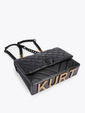 Kurt Geiger London black large Kensington handbag (British brand)