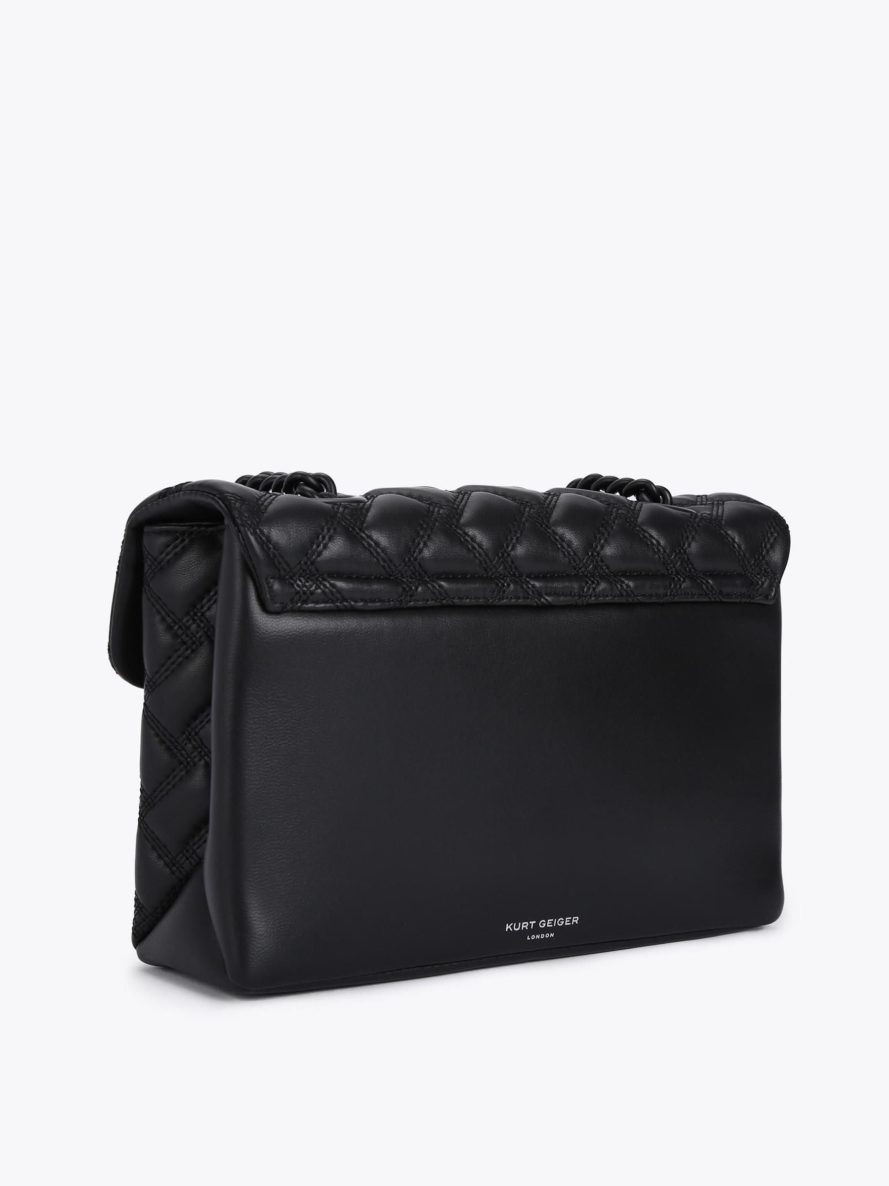 Kurt Geiger London handbag Kensington Drench medium black (British brand)