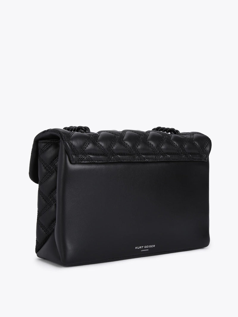 Kurt Geiger London handbag Kensington Drench medium black (British brand)