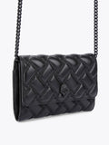Kurt Geiger London black Kensington chain wallet (British brand)