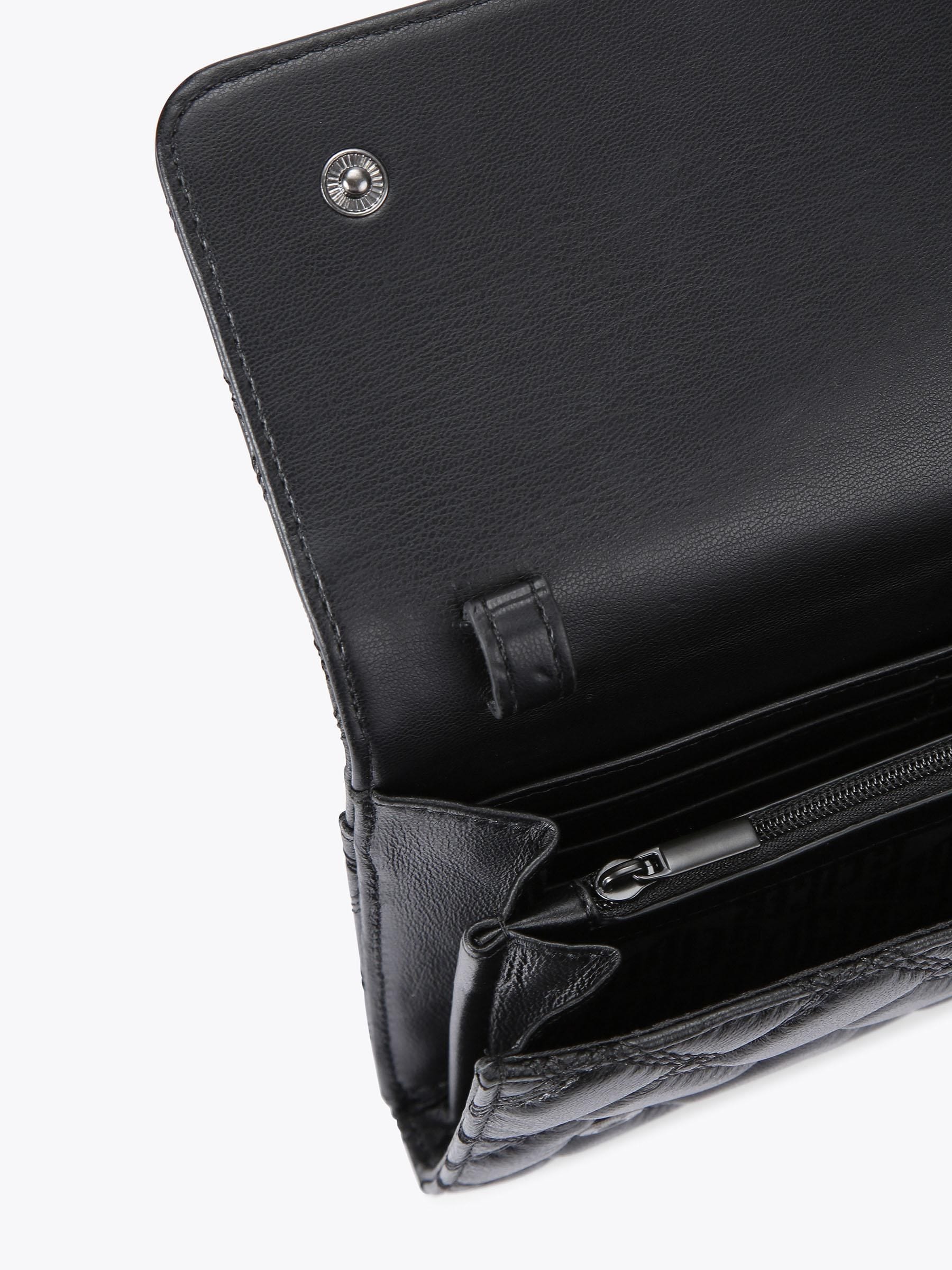 Kurt Geiger London black Kensington chain wallet (British brand)