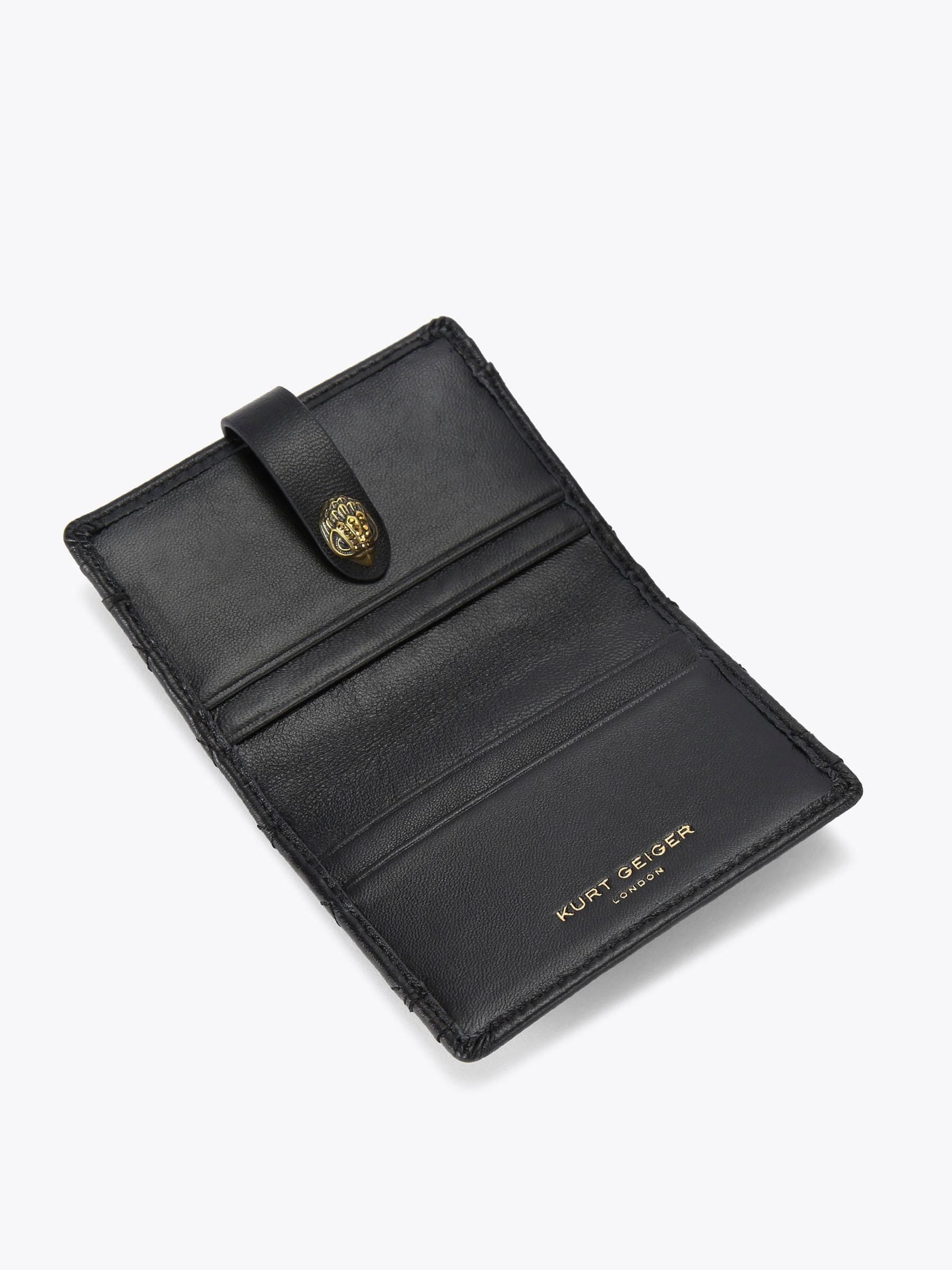 Kurt Geiger London black multi card holder purse, UK version