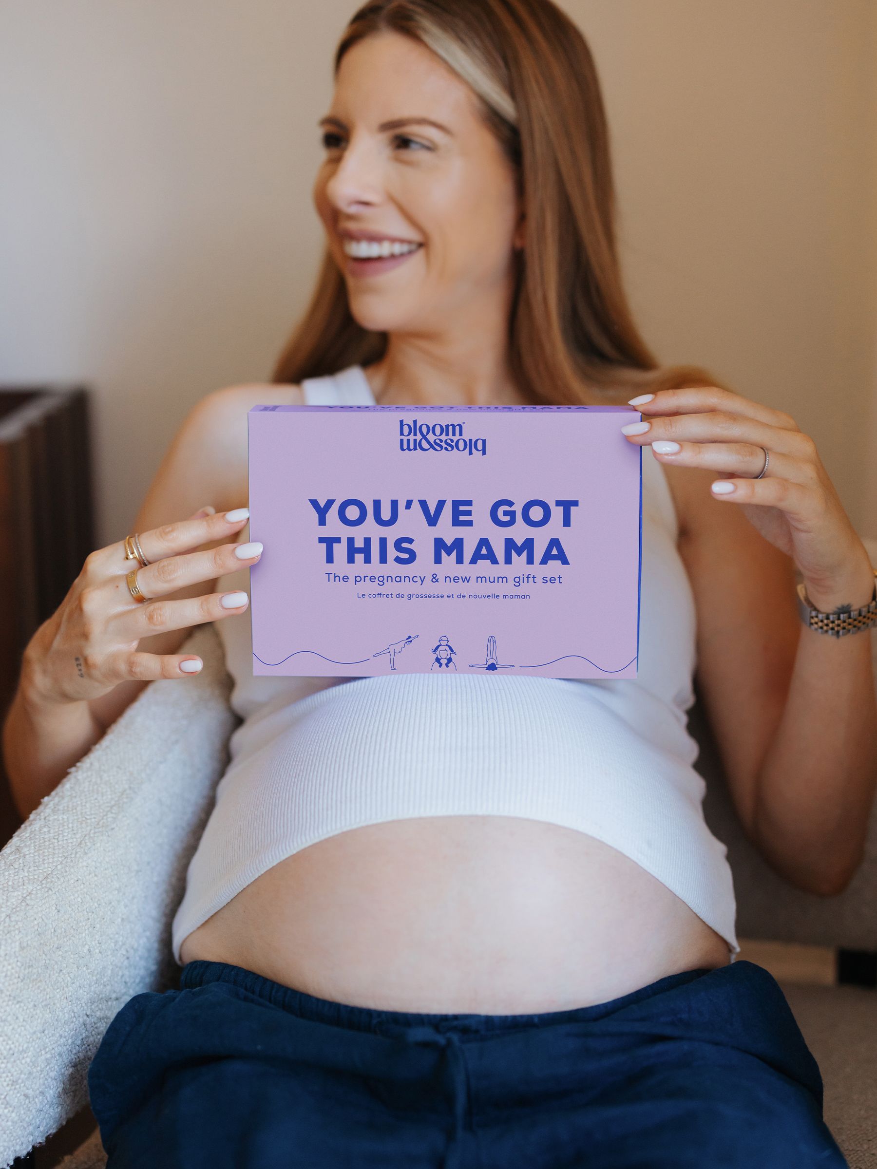 Bloom & Blossom pregnancy gift set trio, UK version