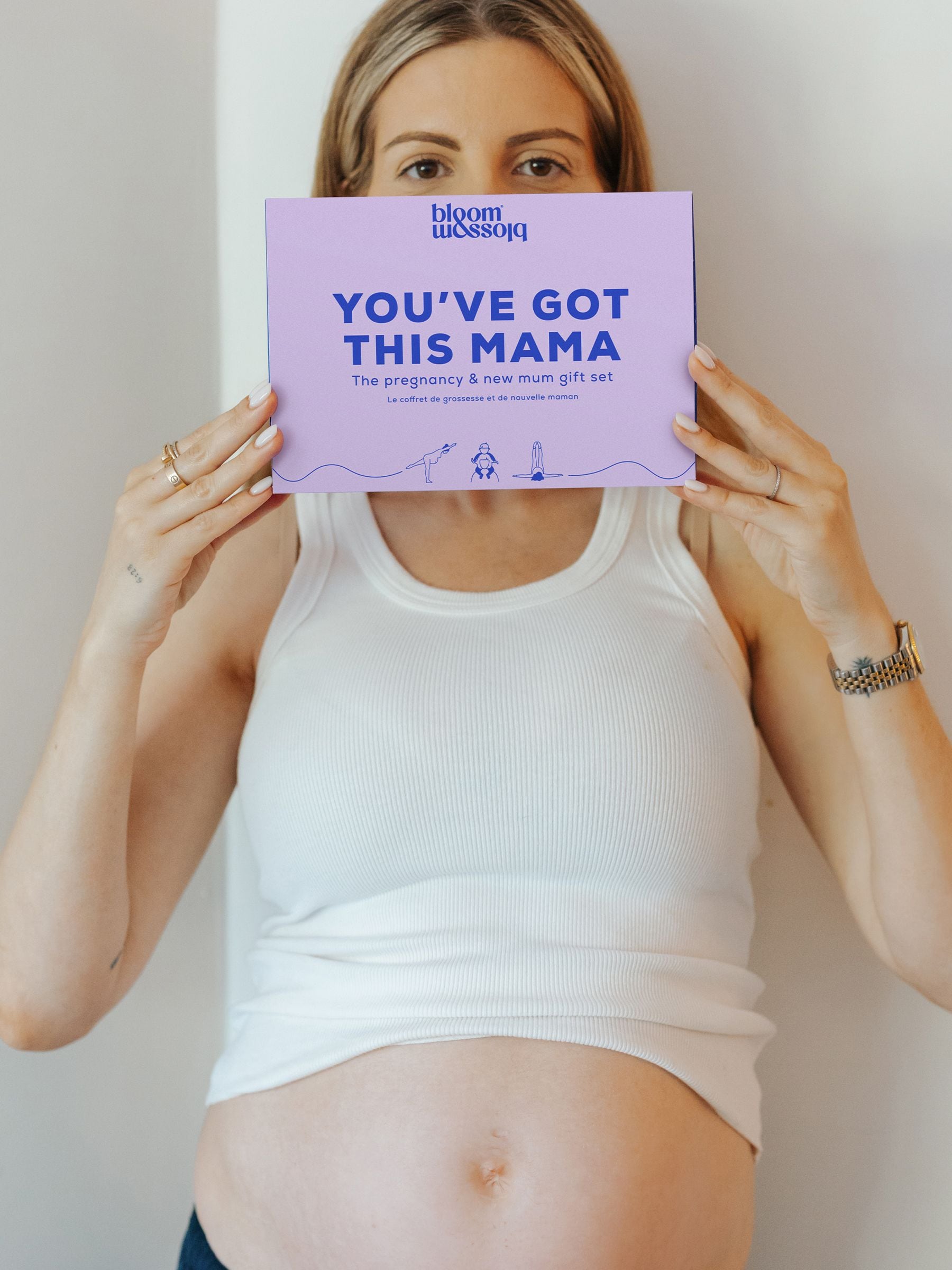 Bloom & Blossom pregnancy gift set trio, UK version
