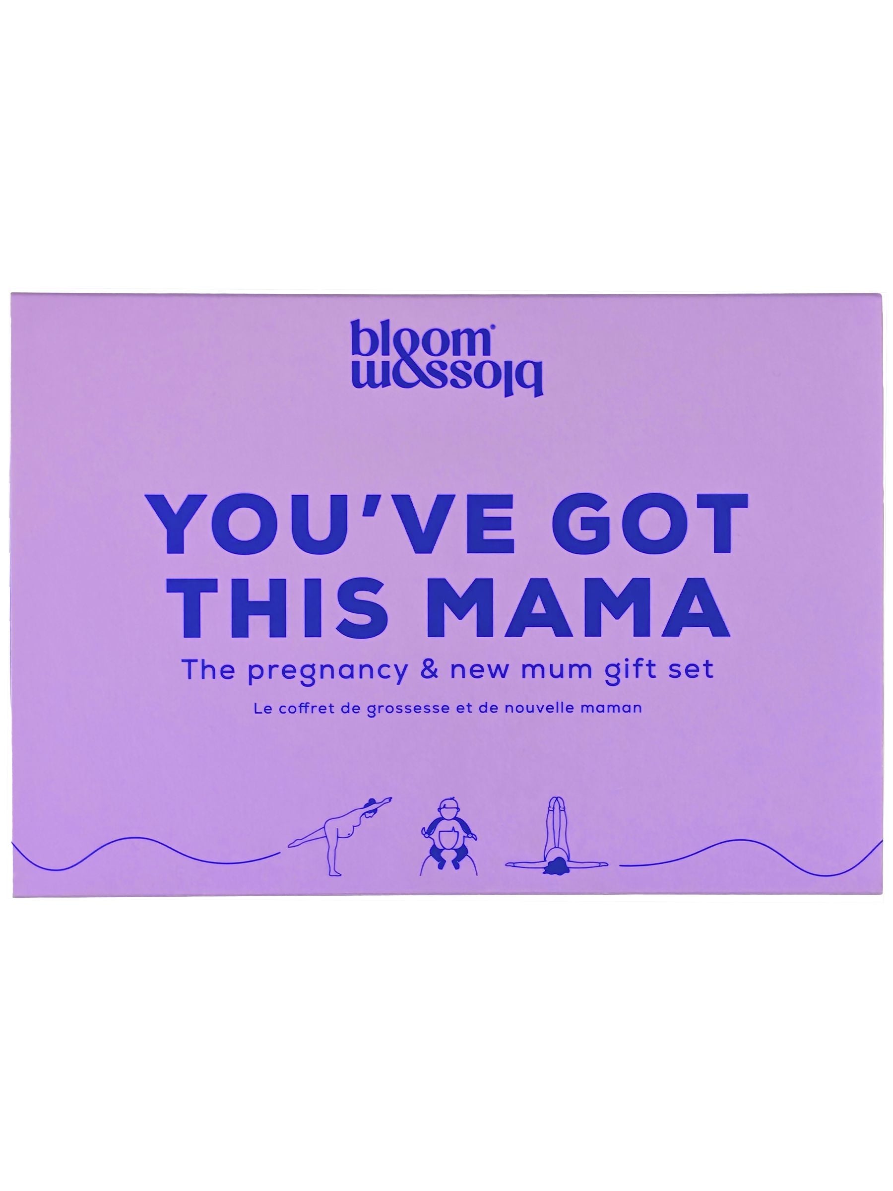 Bloom & Blossom pregnancy gift set trio, UK version
