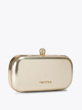 Carvela gold Marina Starfish clutch bag, imported from the UK