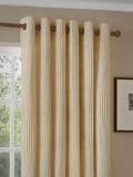 Yard Honey Hebden Striped Blackout Eyelet Curtains