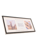 Widdop white paw print photo frame with ink pad (British brand)
