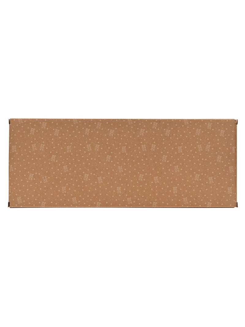 Widdop white paw print photo frame with ink pad (British brand)