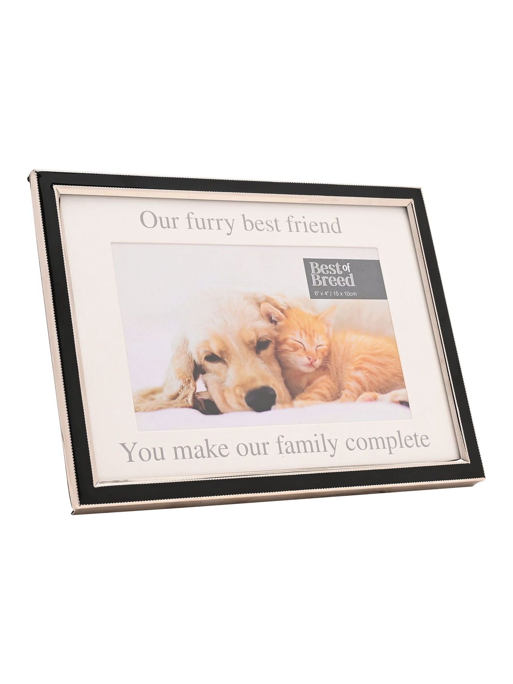 Widdop Our Furry Best Friend photo frame 6x4 inch - British product