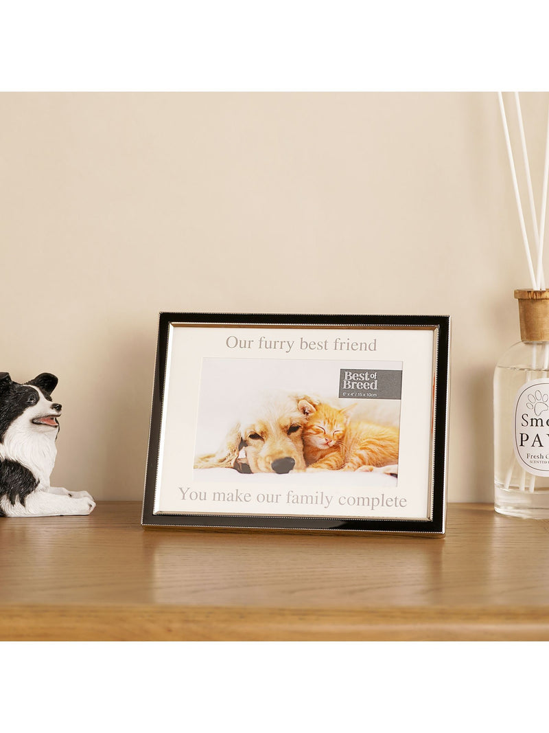 Widdop Our Furry Best Friend photo frame 6x4 inch - British product