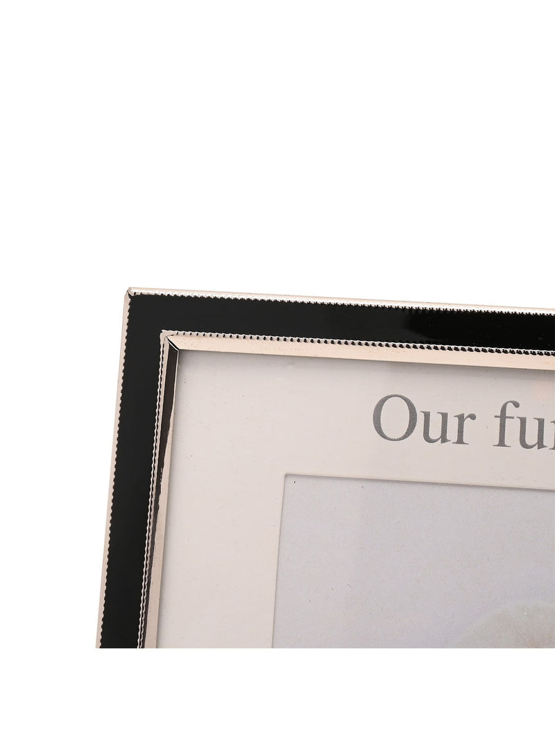 Widdop White double aperture photo frame 16x25.5cm - British product