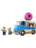 LEGO City Doughnut Truck toy set with 2 minifigures, UK version