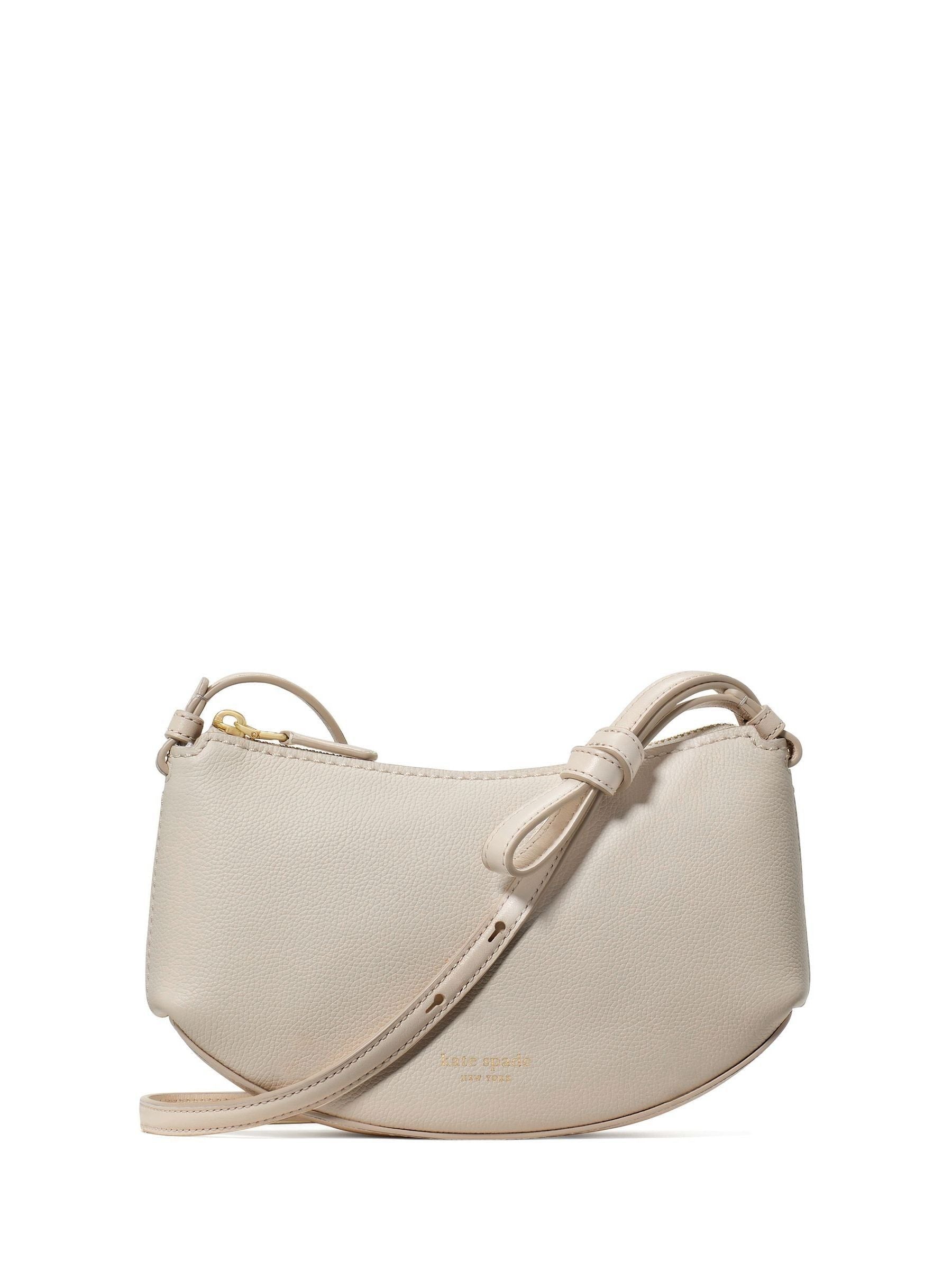 Kate Spade Cream Loop Pebbled Leather cross-body bag, imported from the UK