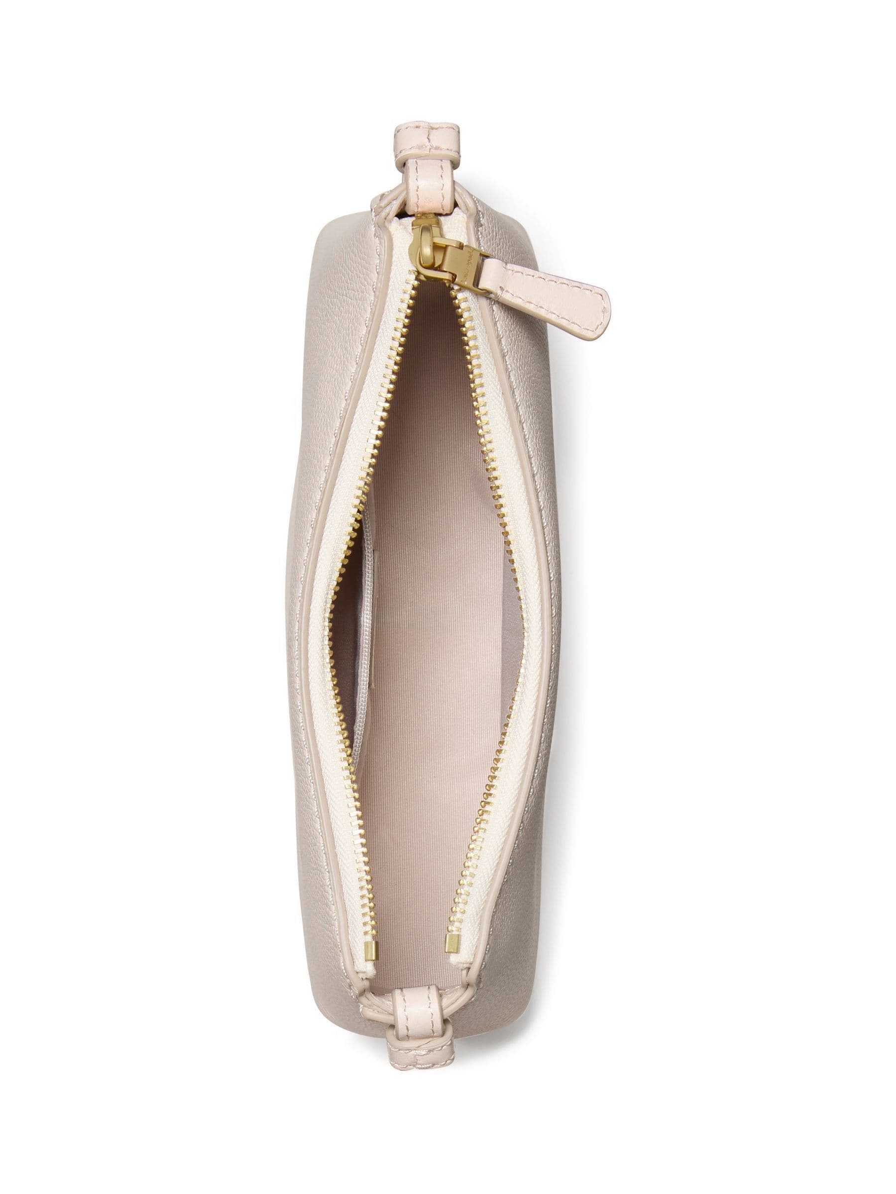 Kate Spade Cream Loop Pebbled Leather cross-body bag, imported from the UK