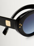 Le Specs Brown Tootsie cat-eye sunglasses, imported from the UK