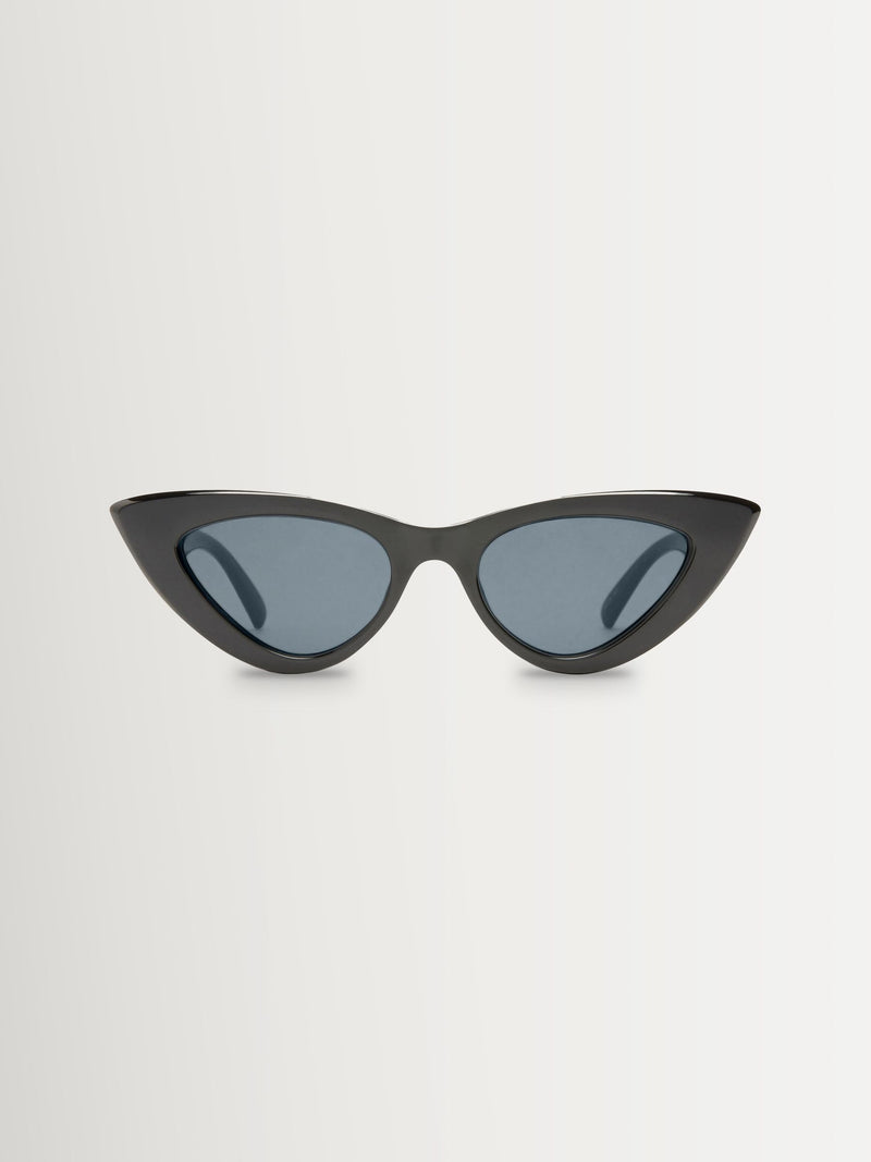 Le Specs Hypnosis cat-eye sunglasses black midsize - British product