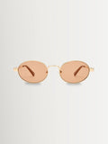 Le Specs gold/brown Poseidon Deux sunglasses, imported from the UK