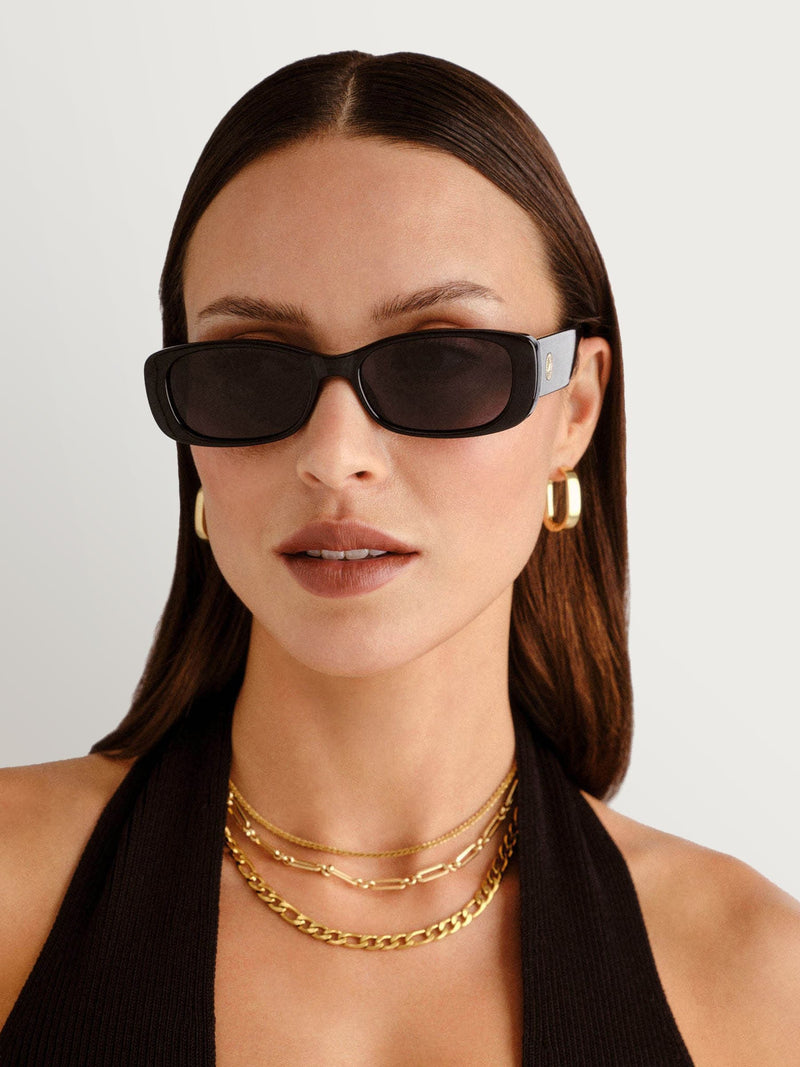 Le Specs Brown Unreal Sunglasses