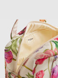 River Island cream tulip print travel holdall, imported from the UK