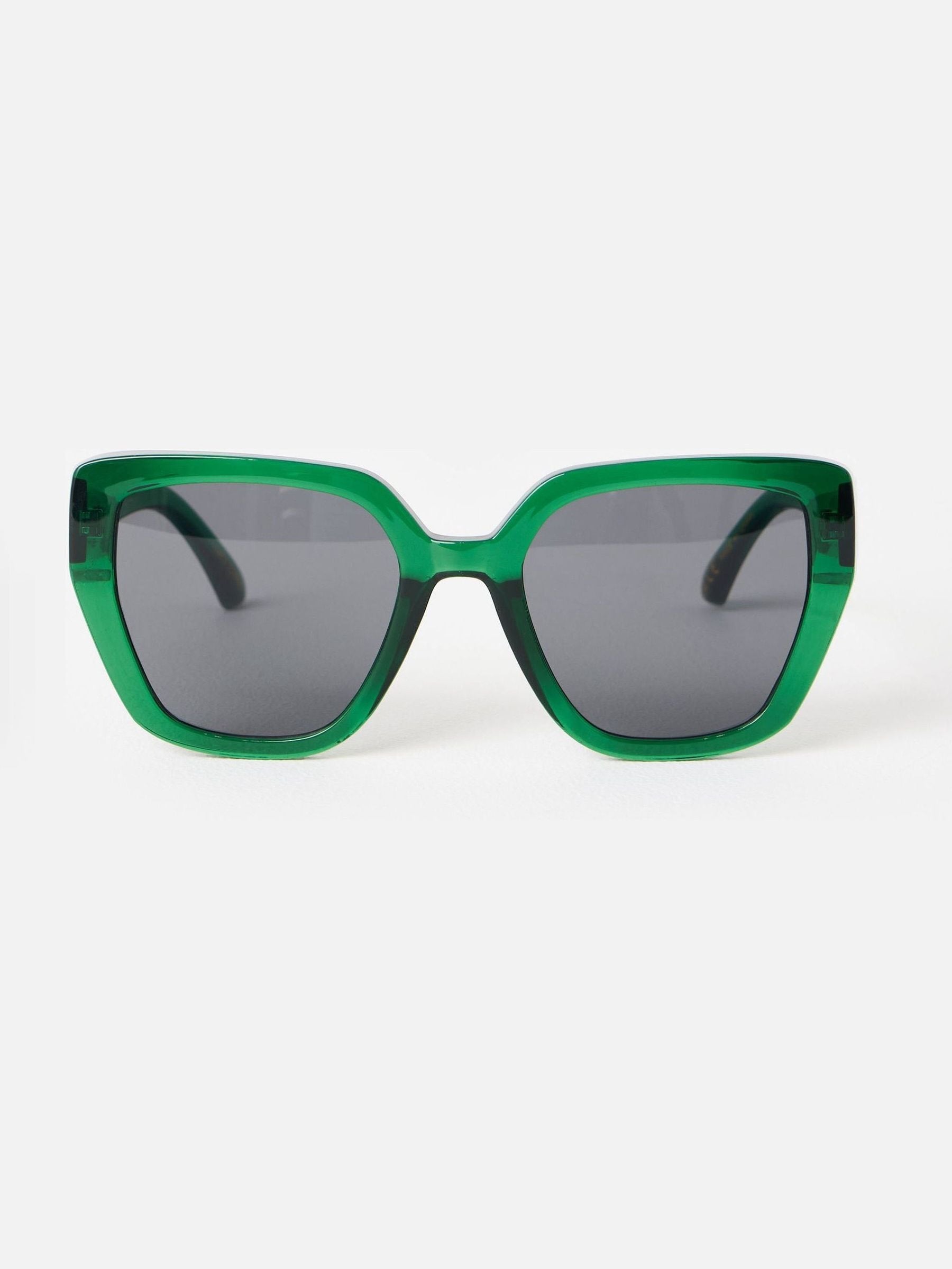 Oliver Bonas green crystal cat eye sunglasses, UK version