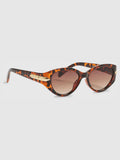 River Island brown slim cat eye sunglasses (British brand)