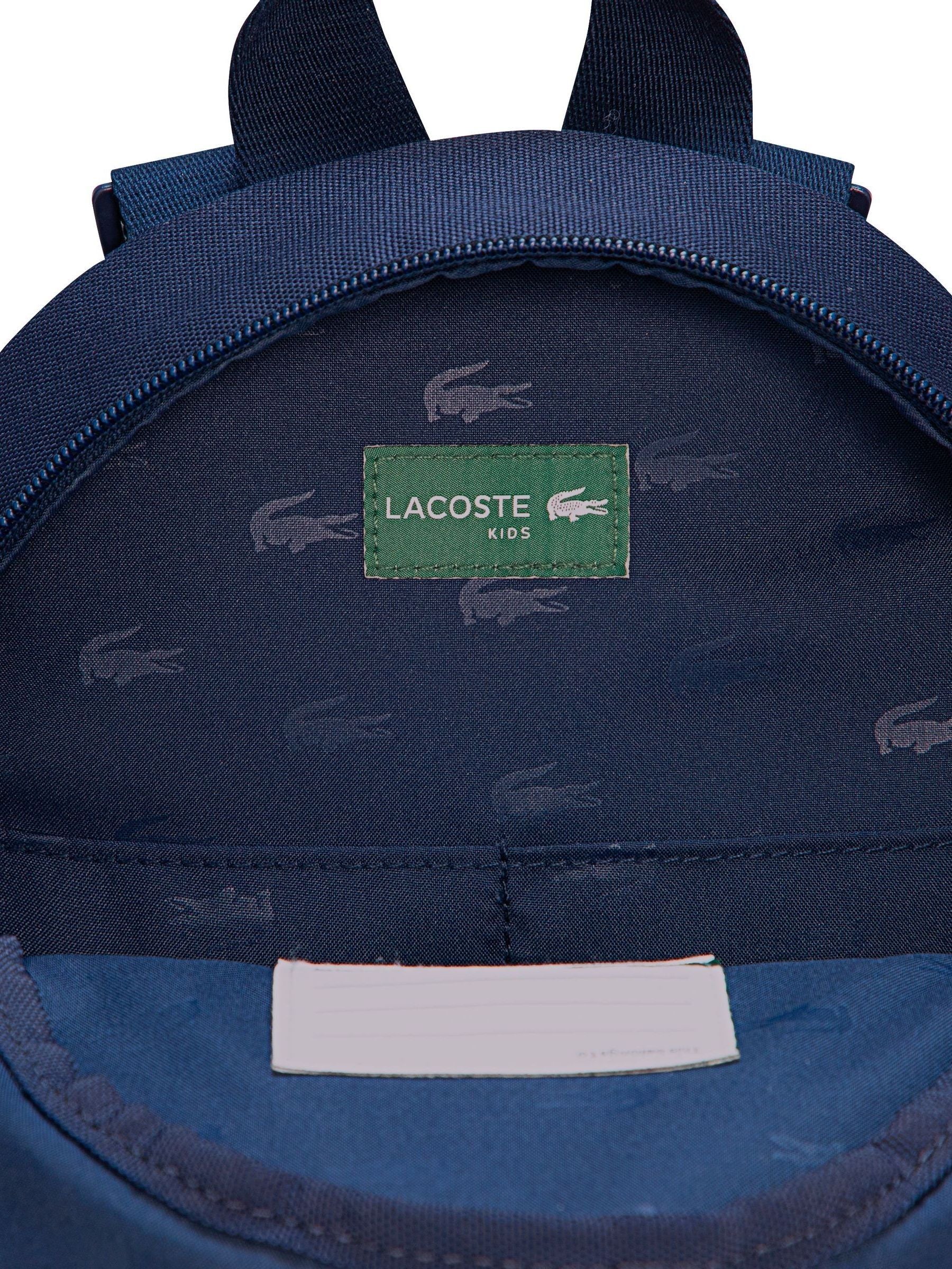 Lacoste Blue Core mini backpack, UK version