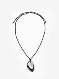 Mint Velvet black studded pendant necklace, imported from the UK