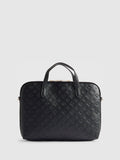 River Island Matte Black Monogram laptop case - British product