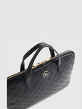River Island Matte Black Monogram laptop case - British product