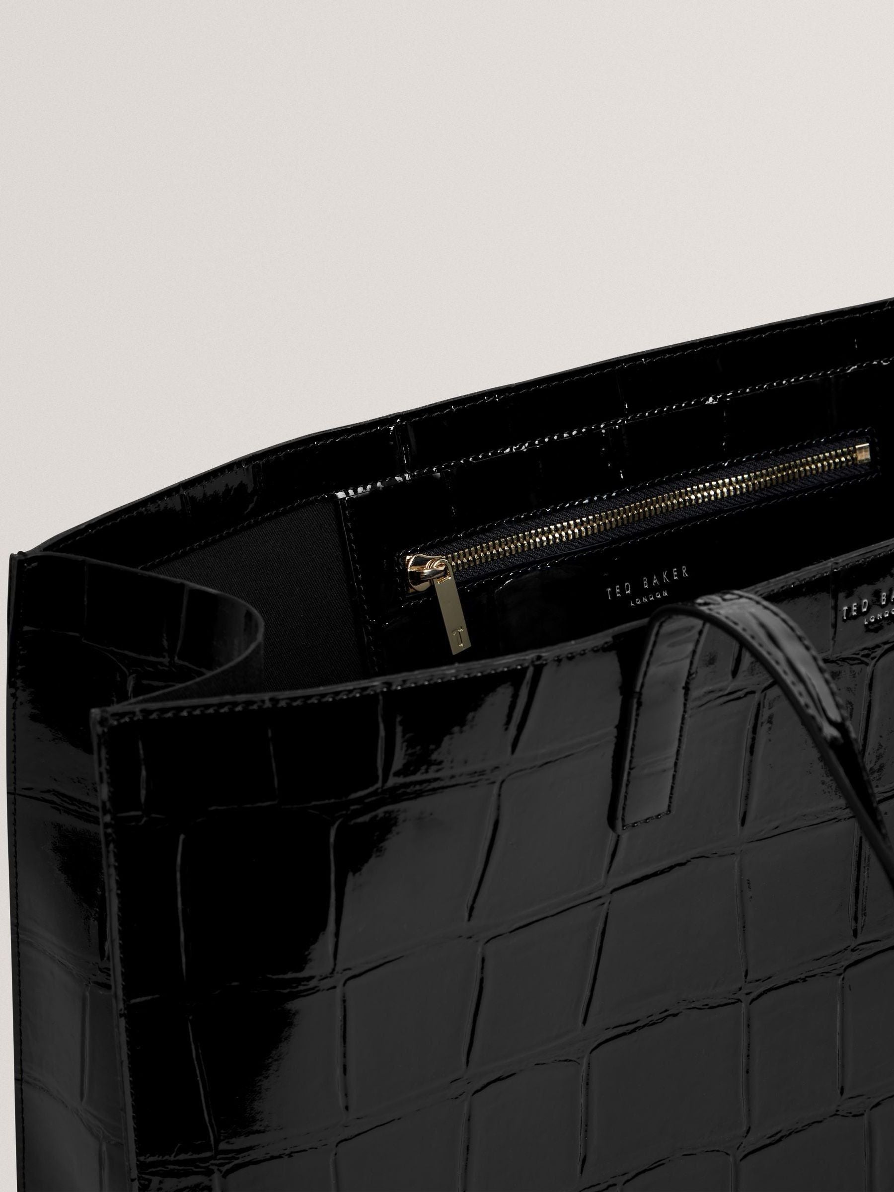 Ted Baker Vivvien handbag extra large croc effect - British product