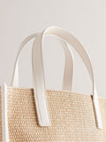 Ted Baker Paolina faux raffia small handbag, imported from the UK