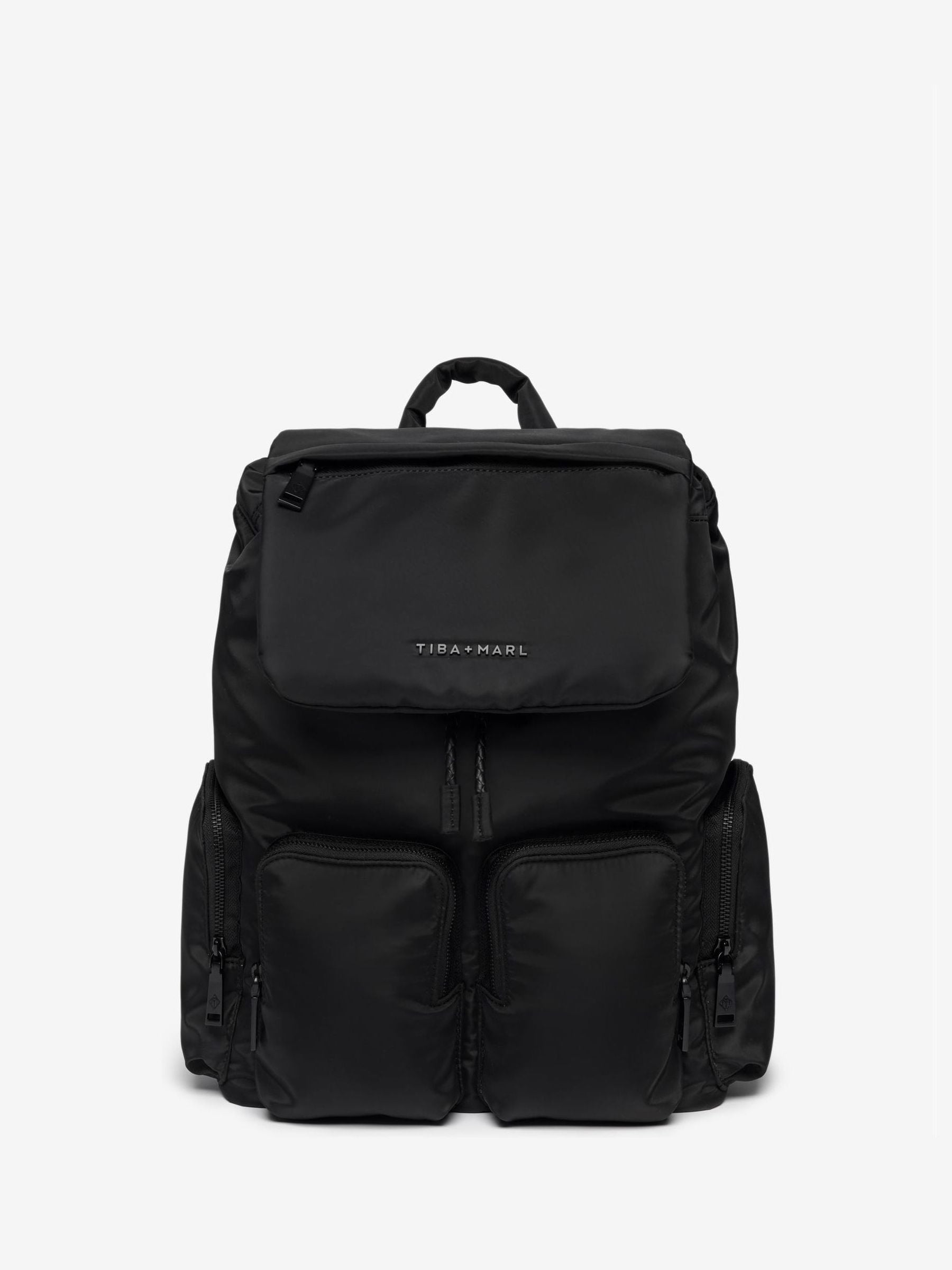 Tiba + Marl Black Alto baby changing backpack, UK version