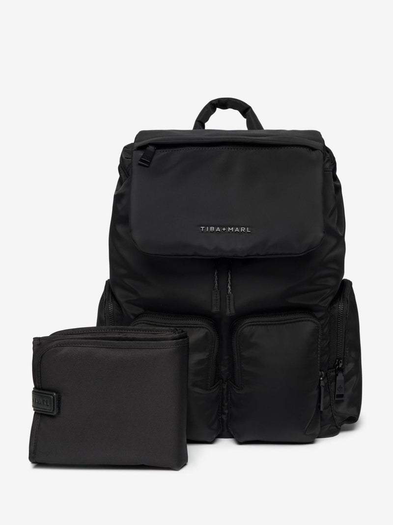 Tiba + Marl Black Alto baby changing backpack, UK version