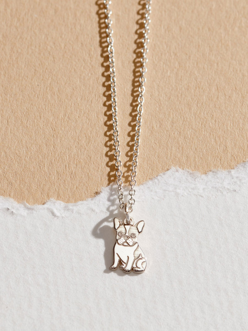 Posh Totty Designs personalised dog charm necklace, UK version
