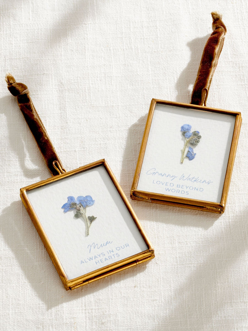 Posh Totty Designs forget me not hanging keepsake, imported from the UK
